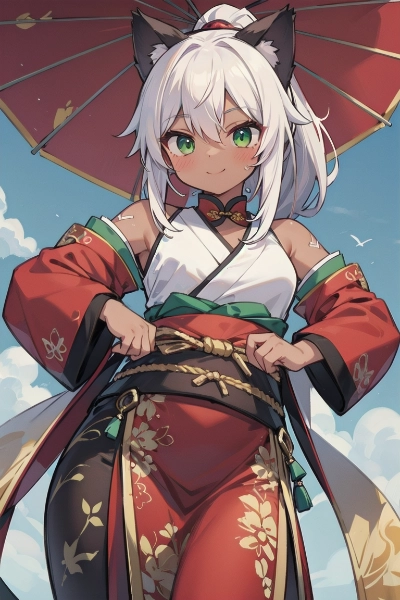 筋肉　闘う娘
