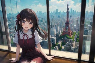 cute eye、愛華「東京タワー」