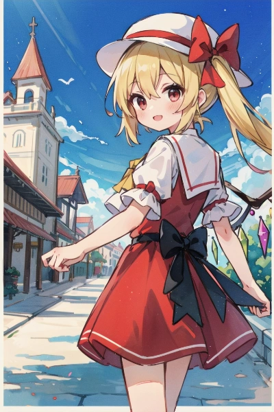 お出かけ中のフランちゃん