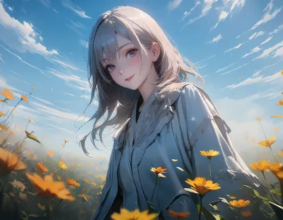 花薫る青空