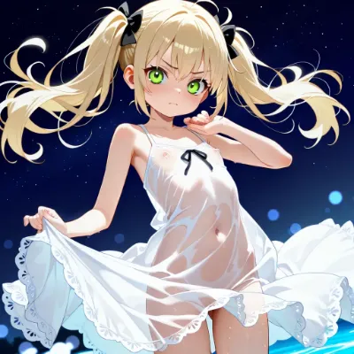 透け透けサマードレス