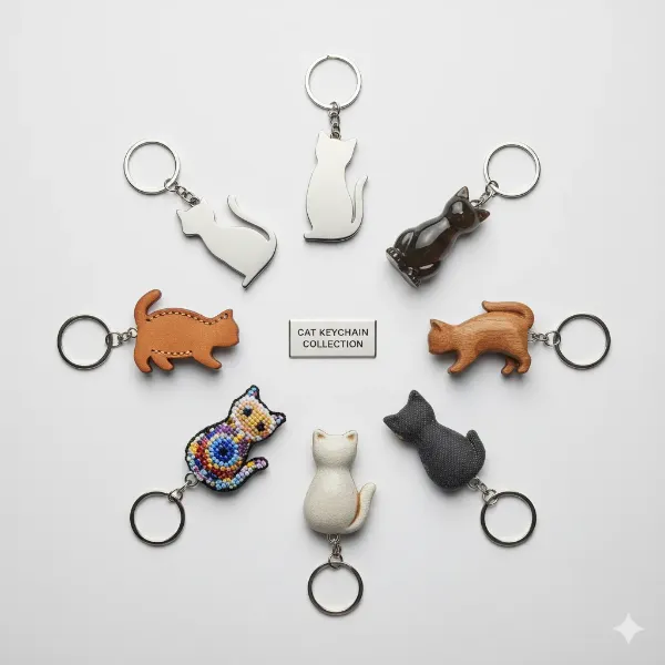 猫キーホルダーの不思議な集会