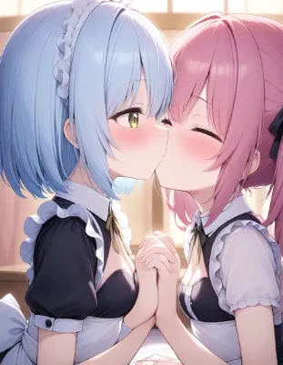 百合キス