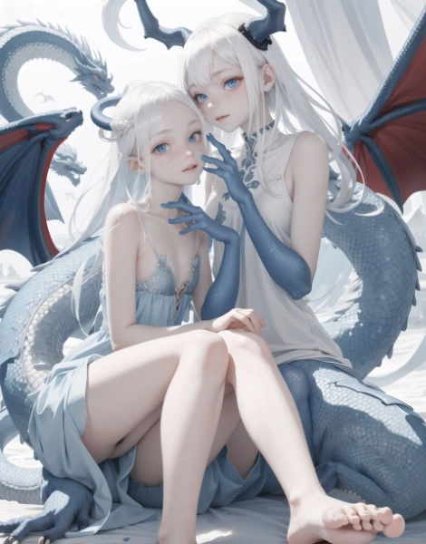 ドラゴンハーフの少女④