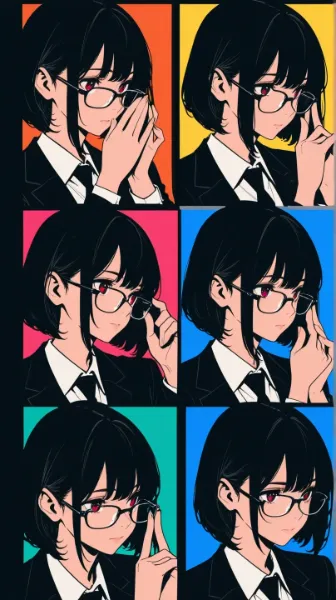 メガネっ娘(メガネの日,10月1日 記念日）