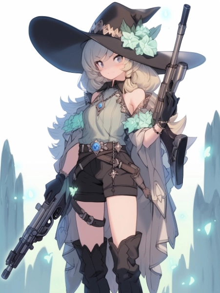 No.693 投稿作品MIX　カウガール✕水晶都市の魔法使い