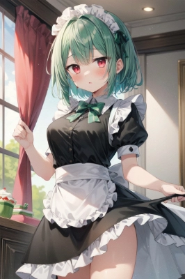 働くメイドさん