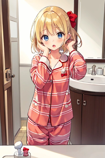 髪うまく纏まったかなー