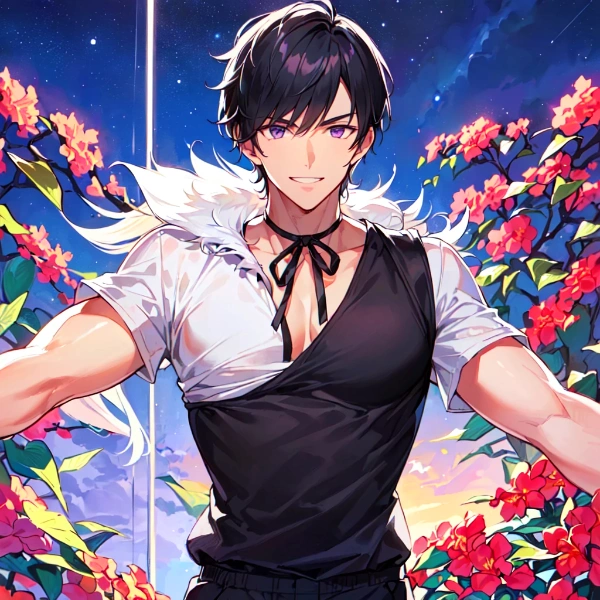 キメ顔な、黒髪短髪男性！！その1(3枚)