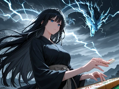 あがりです、立直、自摸、面清、一通、一盃口、十一翻で三倍満です、一万二千通し、