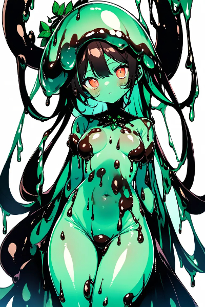 チョコミントスライムガール