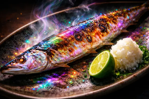 虹鱗の魚が語る海の伝説