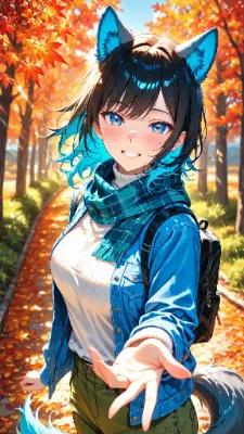 🐺 自然景観 〜ほら、アタシについてこいよ！〜🍁🐾