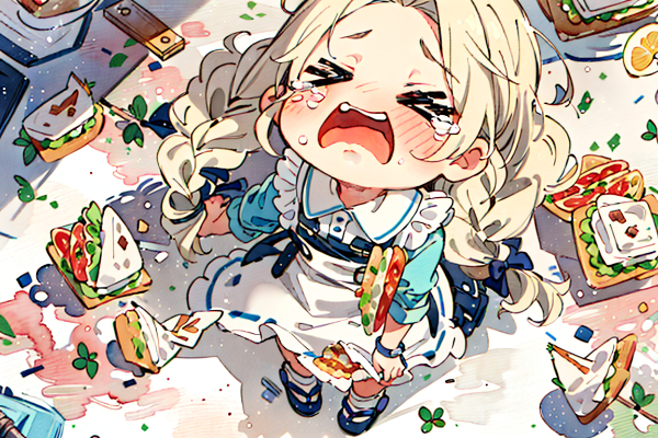 転んで全部台無しにした子