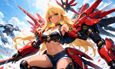 ロボアームの女の子