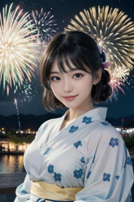 リアル系モデルの比較(花火大会)