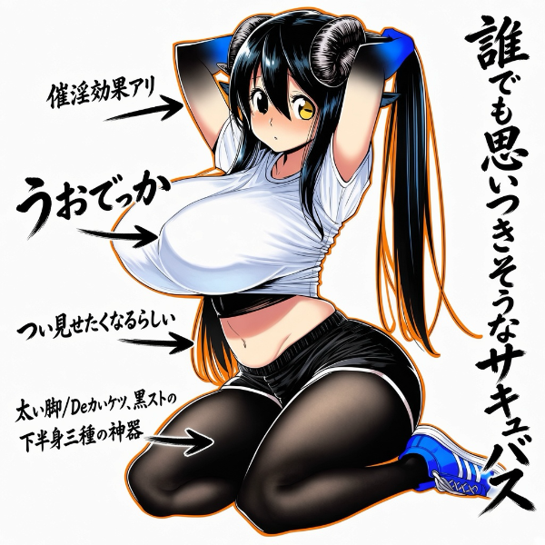 誰でも思いつきそうなサキュバス