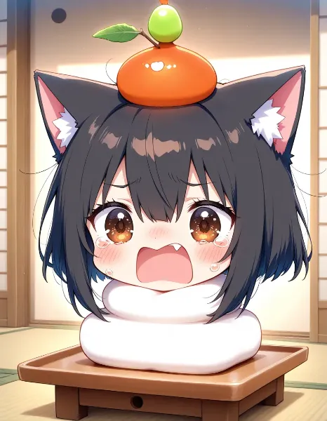 ヘタちゃんお餅じゃにゃいニャ～(TOT)