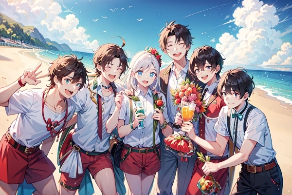 ハッピーサマークリスマス！！男性集合・その1（19枚）