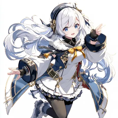 白銀の風を纏う少女の指先