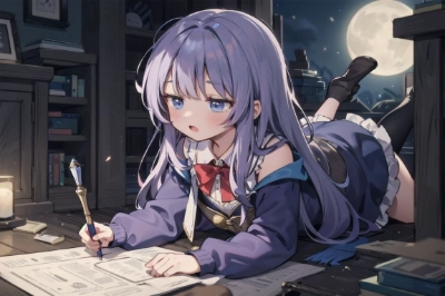 月明りのしたで