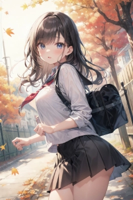 秋の朝