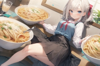 超大盛パスタ