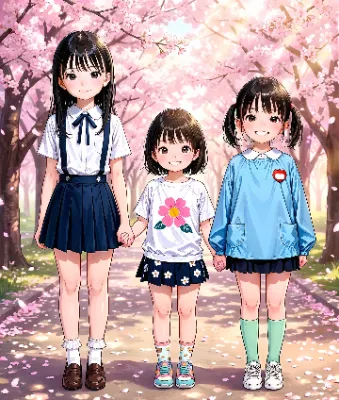 はじめまして！三姉妹。