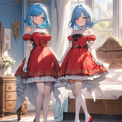 青髪姉妹