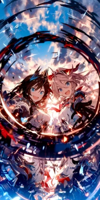 【時空を紡ぐ天輪】 \"The Celestial Ring Weaving Time and Space\"