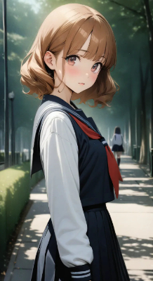 セーラー服の黄前さん
