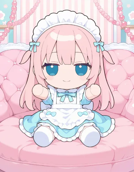 ふもふもメイドさん。