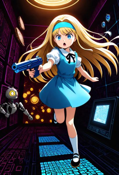 Alice’s War in Dark Cyberspace