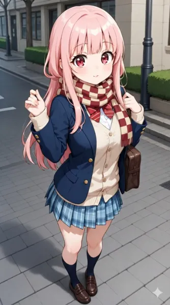 マフラーあったかいね♪