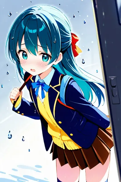 常磐アクア（お題：雨粒#1）