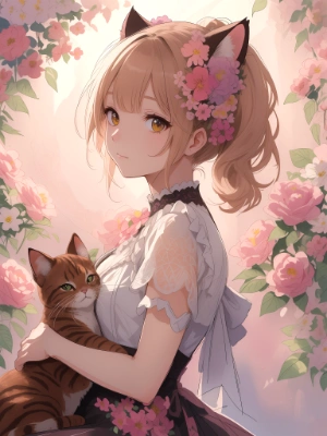 brown cat