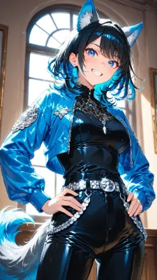 🐺 カールヘア 〜外ハネ全開！ 今日のアタシ、イケてるだろ！〜💙