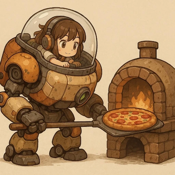 最新型ピザ焼き機