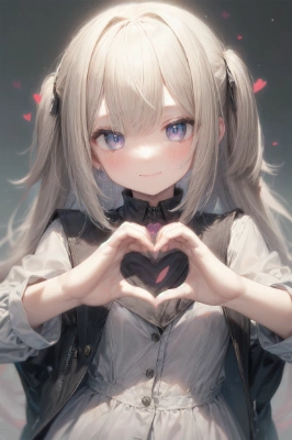 手でハート(2)