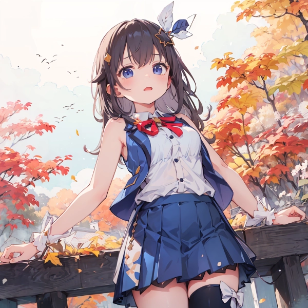 紅葉狩り　そらちゃん