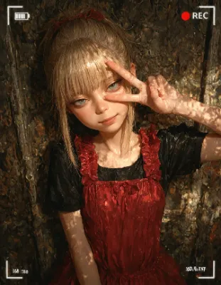 森の怪奇をカメラに収めたい少女