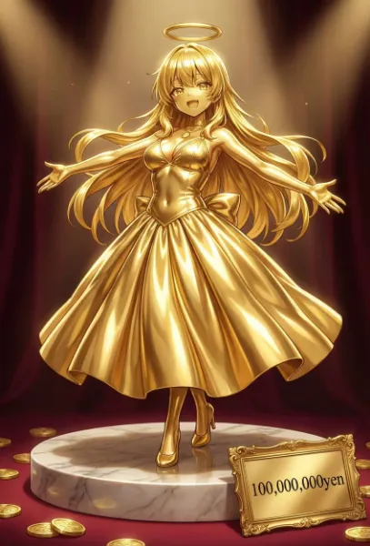 天使ちゃん純金フィギュア