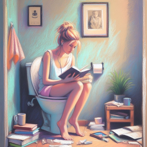 トイレで読書