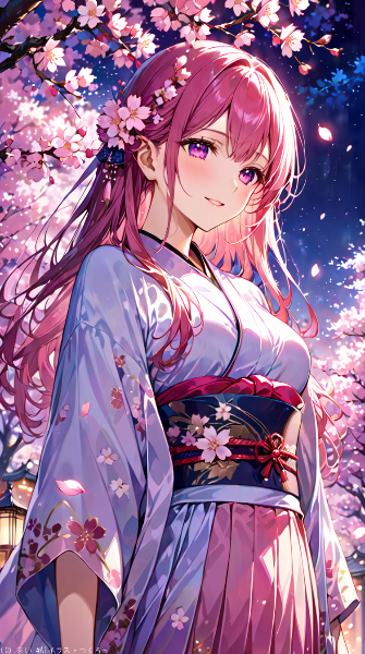 夜桜