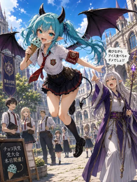 賢者の学院チョコ民党党大会 ―リンファ懐柔事件―