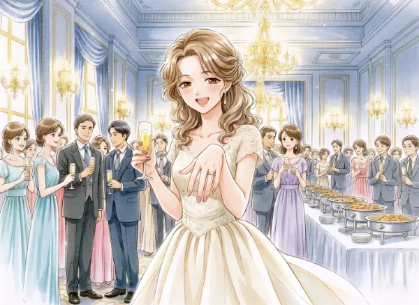 輝く指輪の幸せ