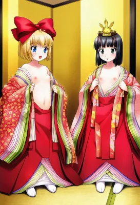 お雛様の恰好って結構大変なんだねー