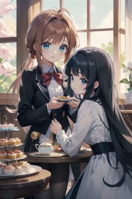 ひとり占めですわ
