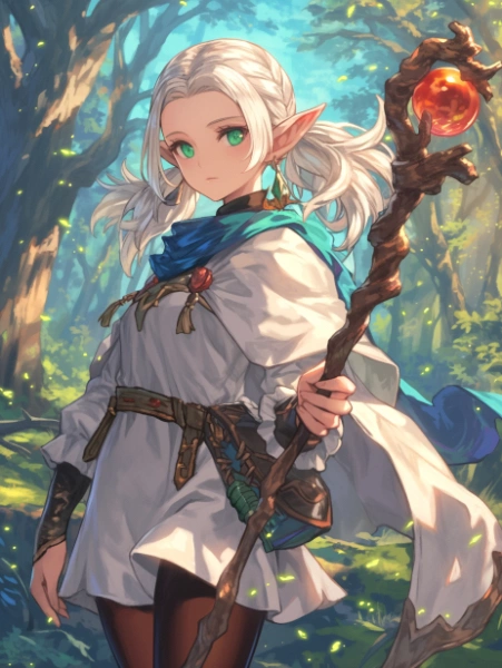 エルフの魔法使い