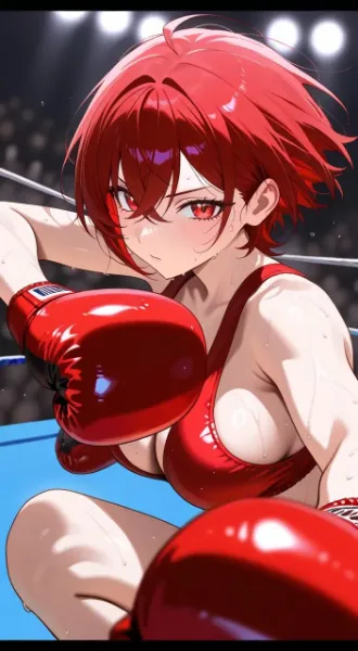 女子高生はボクサーに覚醒する………♡  (霧島 紅葉) その2